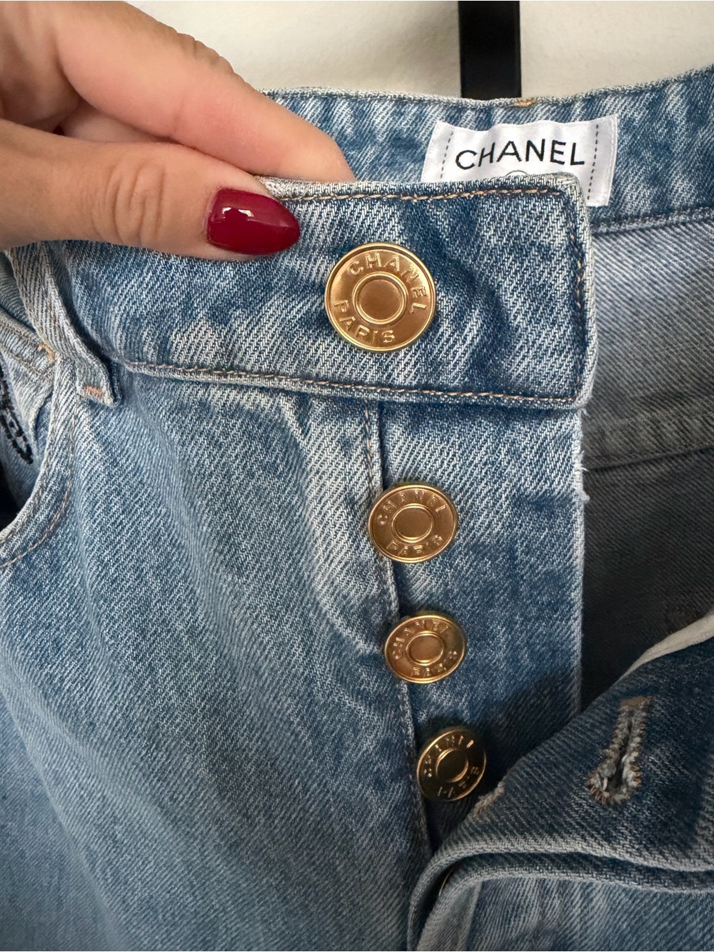 CHANEL 26k Denim Jeans size 36 - Picture 6 of 8